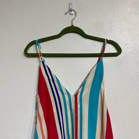 Lulu's Adrift Multi Striped Tank Top Sz M - Picture 3 of 12